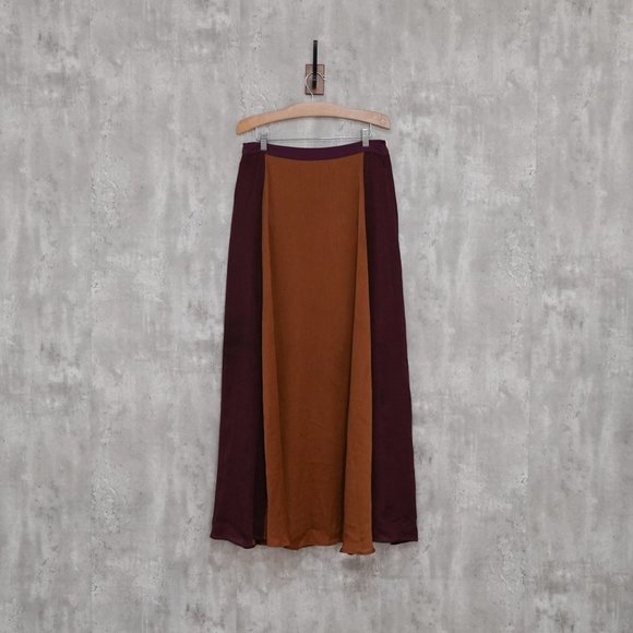 Line & Dot Dresses & Skirts - Line + Dot Colorblock Maxi Skirt, L